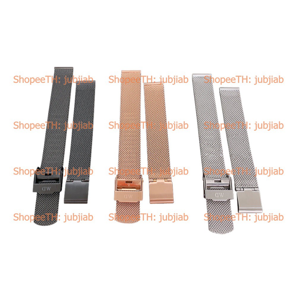 DW Petite 28mm 32mm Mesh Watch Strap 12mm 14mm Stainless Steel Watch Band Daniel Wellington สเตนเลสส