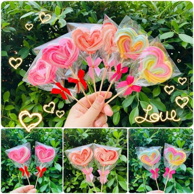 🩷เมอแรงค์หัวใจสีชมพูสวยหวานซื้อ5แถม1จ้า