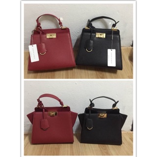 NEW ARRIVAL !! CHARLES &amp; KEITH MINI PUSH-LOCK STRUCTURED BAG