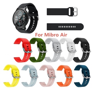 สาย Xiaomi Mibro Air smart watch สาย silcone strap For Xiaomi Mibro Air watch สายนาฬิก Xiaomi Mibro Air smartwatch อุปกรณ์เสริมสมาร์ทวอทช์