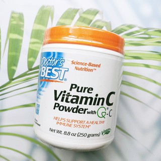 วิตามินซี แบบผง Pure Vitamin C Powder with Co-c 250g (Doctors Best®)