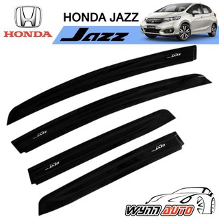 MONDE กันสาดรถยนต์ HONDA JAZZ ปี 2017 คิ้วกันสาดรถยนต์