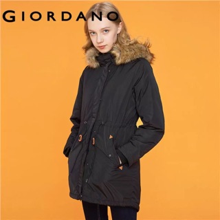 Giordano coatสีดำ size M ขอบใหม่ป้ายห้อย พร้อมส่ง