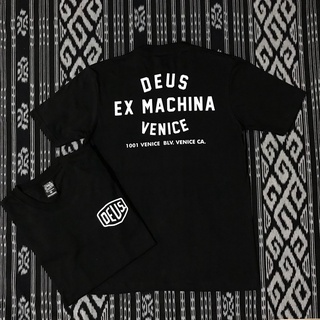 New Deus Australia machine printed cotton printed short-sleeved T-shirt ex machin