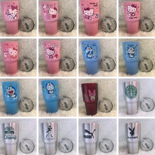 【พร้อมส่ง】แก้วเยติสแตนเลสคิตตี้ขนาด 30 ออนซ์ แก้วเก็บความเย็นความร้อนพกพาสะดวกสบาย