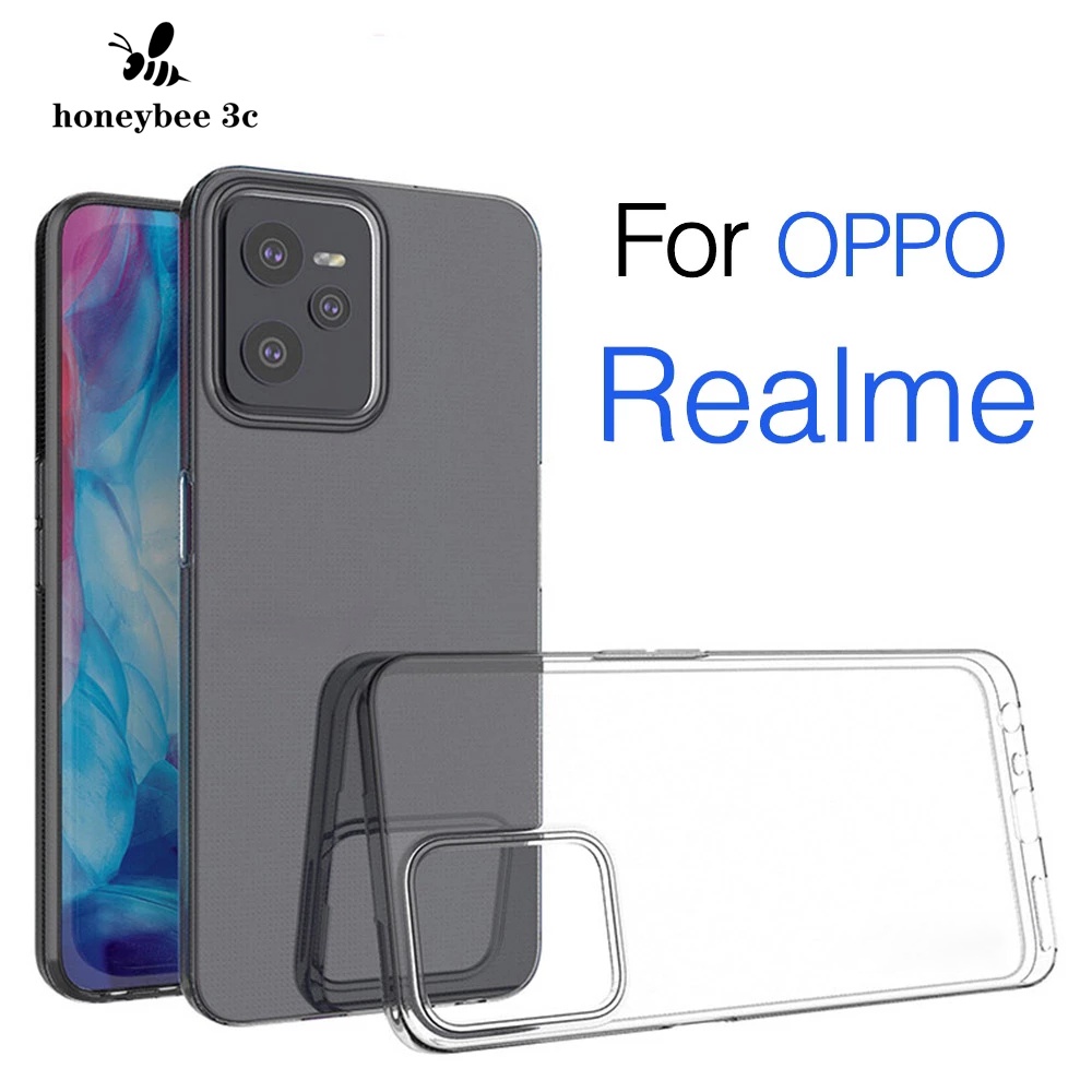 Realme C55 C53 Narzo 50A 50i Prime 50 30A GT Neo2 Pro Neo3 Neo2T เคสใสกันกระแทก เคสใสนิ่มกันกระแทกรอ