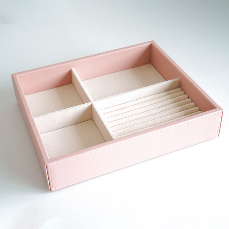 Jewelry Tray ถาดใส่เครื่องประดับ หนังPU นาฬิกา จัดระเบียบจิวเวอรี่ให้