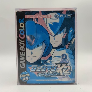 ROCKMAN X 2 ของแท้ Game Boy Color [GBC] สภาพปานกลาง ปกซีด เทสแล้วเล่นได้ มีกล่องสวมกันรอย สำหรับเก็บสะสมให้ด้วย