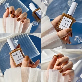 สีทาเล็บกึ่งเจล (ไม่อบ) U-DELI สีนู้ด Earth Tone Vegan 16ml สีโทนสุขภาพ สวย ไร้กลิ่นฉุน Group
