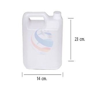 แกลลอน พลาสติก ทรงเหลี่ยม ฝาเกลียวคุณภาพดี (Gallon) ขนาด 2 ลิตร ใหม่