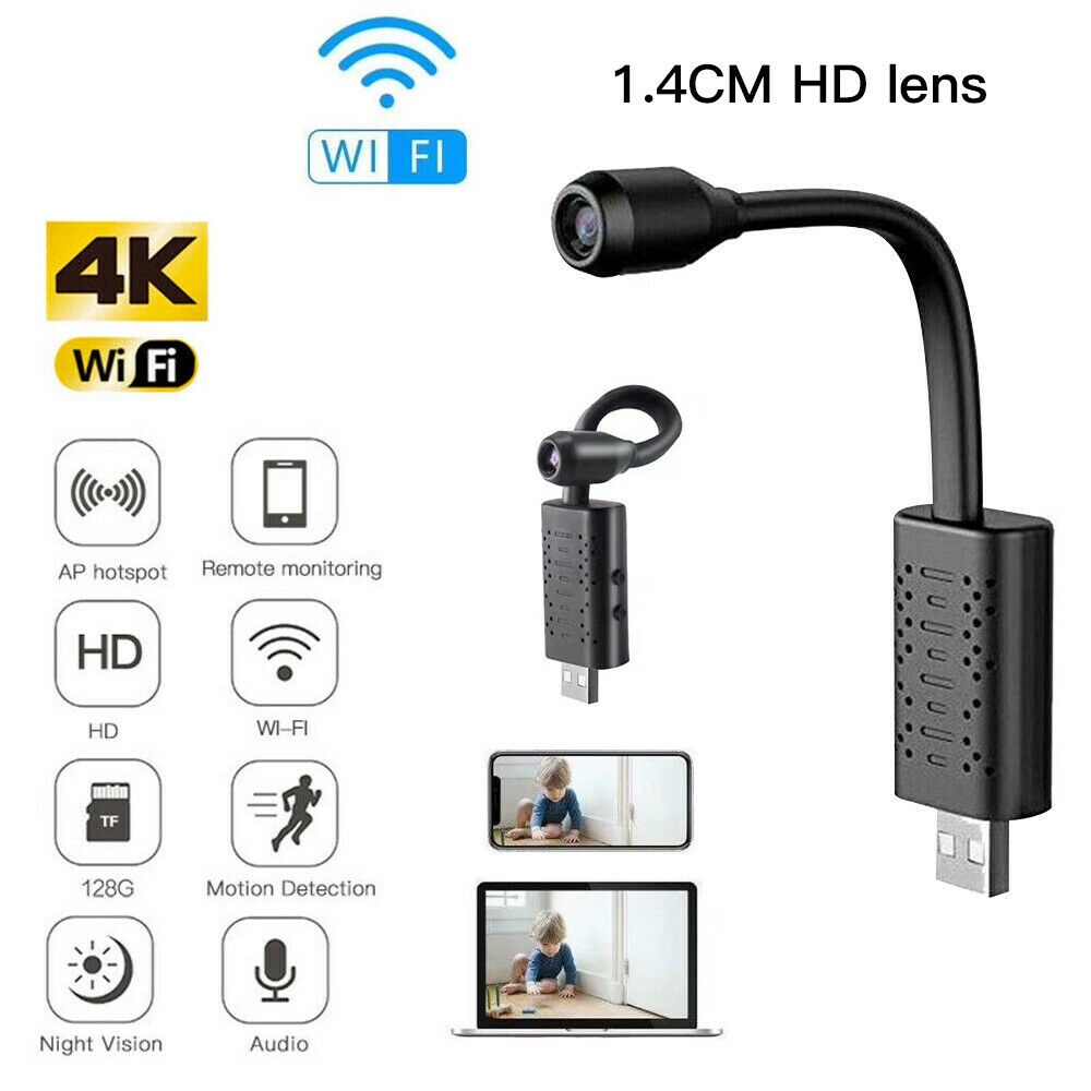 Mini กล้องเฝ้าระวังกล้อง Wifi IP USB Full HD 1080P P2P กล้องวงจรปิด SD Card Cloud Storage สมาร์ท AI Human Detection V380 APP