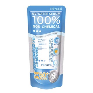 MizuMi UV WATER SERUM SPF50+ PA++++ 100% PHYSICAL (FOR DAILY USE) 40 g และ 8 g