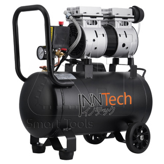 InnTech ปั้มลมออยล์ฟรี ปั้มลม 30 ลิตร ปั๊มลม OIL FREE 800W ปั้มลมไฟฟ้า เครื่องมือช่าง รุ่น 800W-30L (ถังเต็ม)