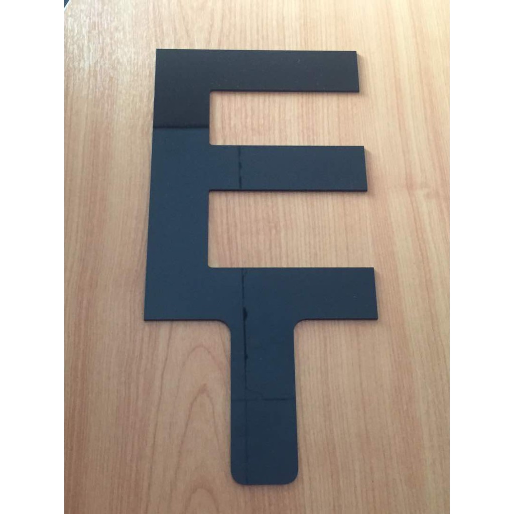 Letter E for Eye Test