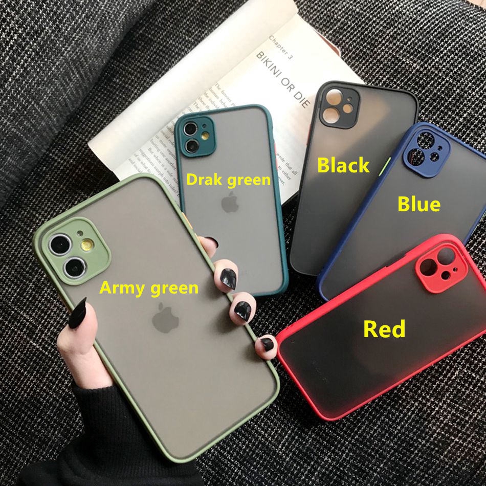 Casing Vivo Y50 Y30 Y19 Y17 Y12 Y15 2020 Matte Clear Candy Colors ...