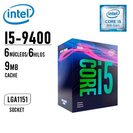 CPU (ซีพียู) INTEL 1151 CORE I5-9400 2.90 GHz Warranty 3 - y