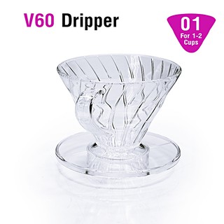 ถ้วยกรองกาแฟ AS V60 ดริปเปอร์ ทรงกรวย รูเดี่ยว 1-2 cup