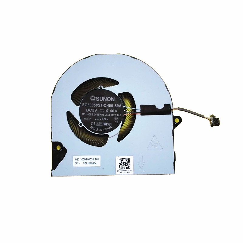 พัดลมสําหรับ CPU Cooling DELL Inspiron 5410 5415 5418 vostro 5510 5515 7415 0KRK6P pxa6
