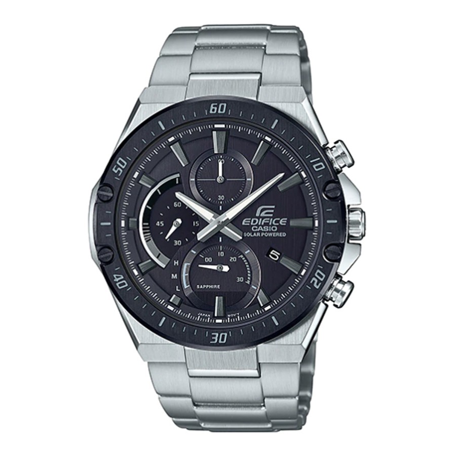Casio Edifice นาฬิกาข้อมือผู้ชาย สายสเตนเลส รุ่น EFS-S560,EFS-S560DB,EFS-S560DB-1A - สีเงิน