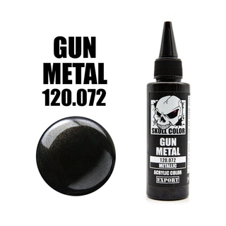 SKULL COLOR 60 ml. METALLIC Gun Metal 072