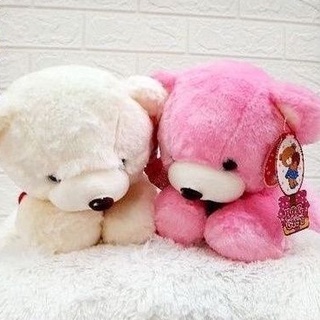 ตุ๊กตาหมี นั่ง ขนาด12"/ใส่เสื้อ Love Bear(ของใหม่)