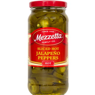 🔥*พร้อมส่ง*🔥 Mezzetta Deli Sliced Hot Jalapeno Pepper พริกจาลาปิโน หั่น ดอง ใน น้ำส้มสายชู  เมซเซตต้า 473 มล คุณภาพระดับ