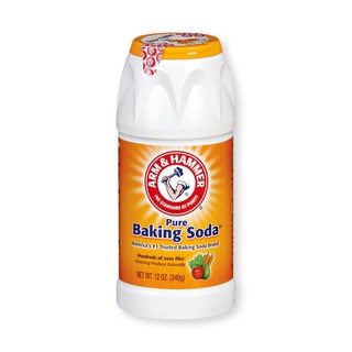 ว๊าว🍟 อาร์ม&amp;แฮมเมอร์ เบคกิ้งโซดา สำหรับล้างผัก 340 กรัม Arm &amp; Hammer Baking Soda Shaker 340 g