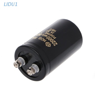 Lidu1 22000Uf 80V ตัวเก็บประจุเสียงแอมป์พาวเวอร์ซัพพลาย 50X80มม. 105 C