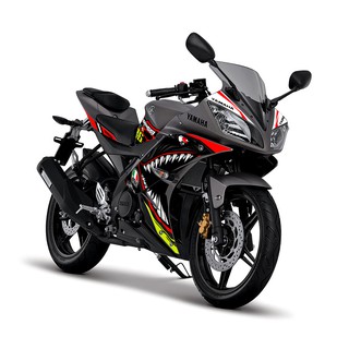 สติ๊กเกอร์ Full Body ลาย ฉลาม V.2 เต็มคัน รถรุ่น Yamaha YZF R15 ตัวโมเดลเก่า