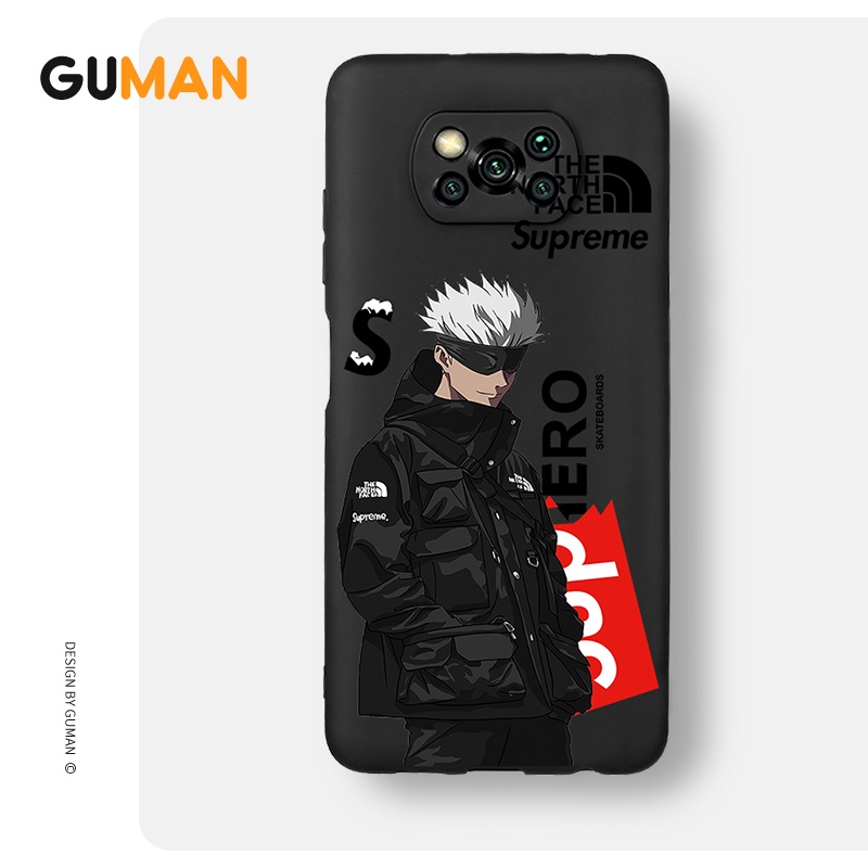Guman เคสซิลิโคนนุ่มกันกระแทกการ์ตูนอนิเมะตลก เคสโทรศัพท์ Compatible for POCO X3 Pro GT NFC F3 M3 M2