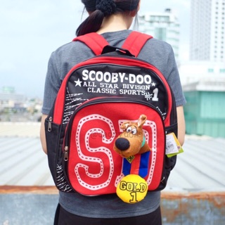 กระเป๋าเป้ Scooby Doo สคูบี้ดู ห้อยเหรียญทอง 15นิ้ว