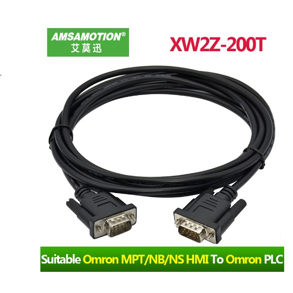 XW2Z-200T เหมาะสําหรับ Omron MPT/NB/NS/NT Series HMI แผงสัมผัส XW2Z-500T เชื่อมต่อ Omron Series PLC 