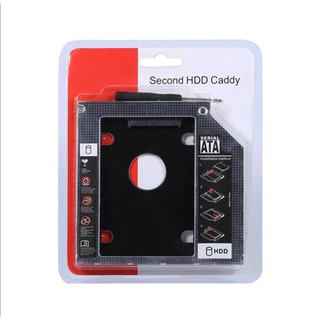 ถาดแปลง DVD 9 mm ใส่ Hardisk 2.5 2nd Ssd Hd SATA Hard Disk Drive HDD Caddy Adapter Bay F