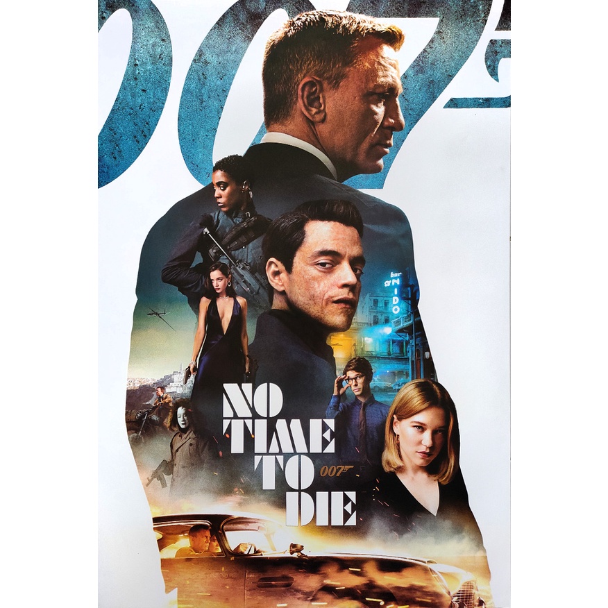 โปสเตอร์ หนัง 007 พยัคฆ์ร้ายฝ่าเวลามรณะ No Time to Die 2021 MOVIE POSTER 24”X35” นิ้ว James Bond 007