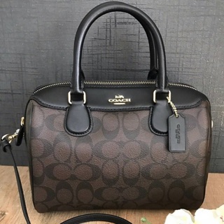 COACH MINI BENNETT SATCHEL IN SIGNATURE