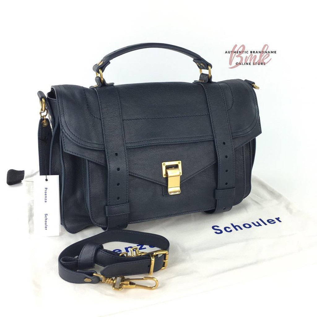 brandmekeerati กระเป๋า[In Stock] •• New •• Proenza PS1 Medium in Midnight Blue 2018