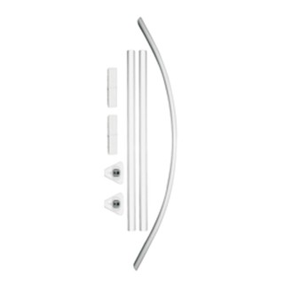 อุปกรณ์ม่าน ราวม่าน WSP HP/LT-3 90x90 ซม. สีขาวSHOWER CURTAIN WSP HP/LT-3 90X90CM WHITE