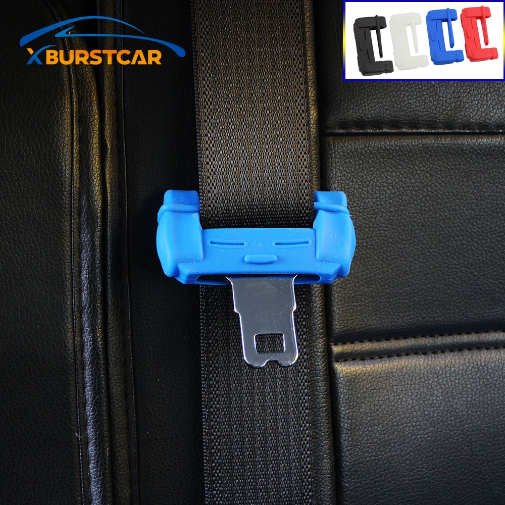 Car Safety Seat Belt Buckle Protector Clip Cover Accessories for Ford Focus 2 3 4 Fiesta Ecosport Ev