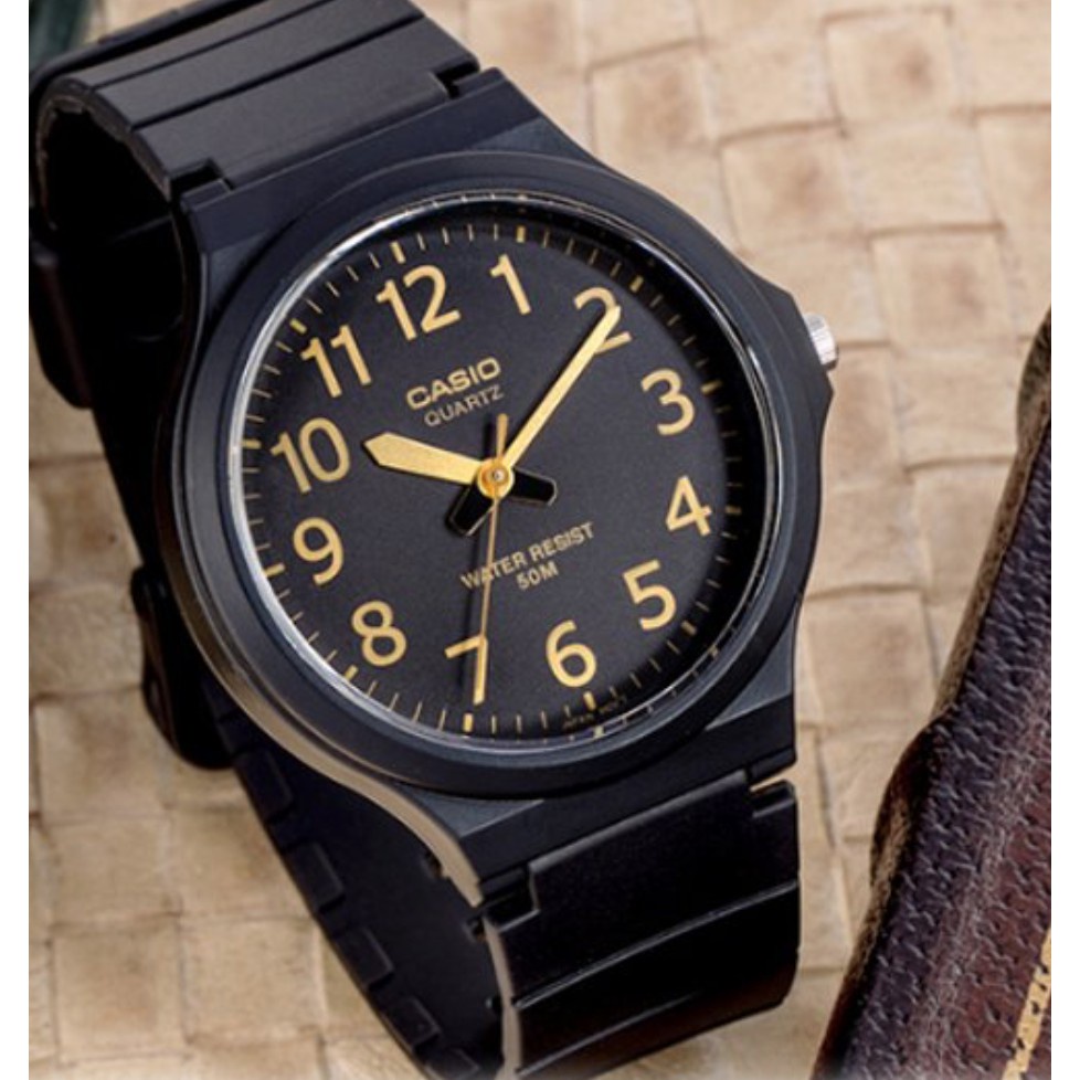 สมาร์ทวอทช์ นาฬิกาข้อมือผู้ชาย casio ของแท้ประกันศูนย์ นาฬิกาคาสิโอ ผู้ชาย รุ่น MW-240 / SMILEYTIME ขายแต่ของแท้ ประกันศ