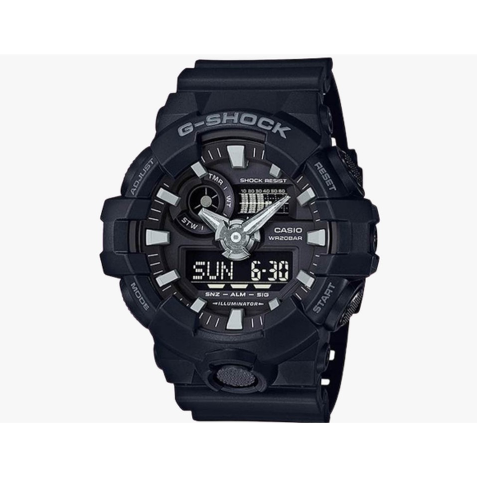 ✒✒G-Shock นาฬิกาข้อมือผู้ชาย Casio Black รุ่น GA-700-1BDR