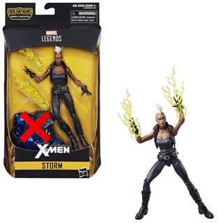 [มุมกล่องด้านขวายับ] MARVEL LEGENDS 2018 :APOCALYPSE SERIES : X-MEN STORM สินค้าใหม่ ไม่มีชิ้นส่วน BAFของแท้ 100%