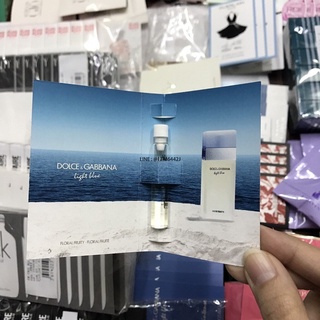 เช็คก่อนสั่ง น้ำหอมแท้ ขนาดทดลอง DOLCE &amp; GABBANA LIGHT BLUE FOR WOMEN EAU DE TOILETTE SPRAY