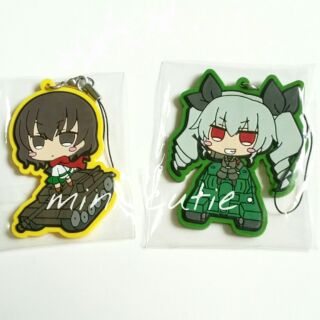 Rubber strap Girls und panzer set.2 ชิ้น