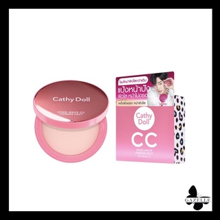 CATHY DOLL SPEED WHITE CC POWDER PACT SPF40 PA+++ [4.5G] #23 NATURAL BEIGE โฉมใหม่ ตลับเล็ก แป้งเคที่ดอลล์ สปีดไวท์