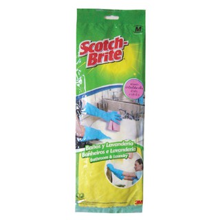 🔥*พร้อมส่ง*🔥 สก๊อตช์-ไบรต์ 3 เอ็ม ถุงมือยางกันลื่น Scotch Brite 3M Cleaning Gloves