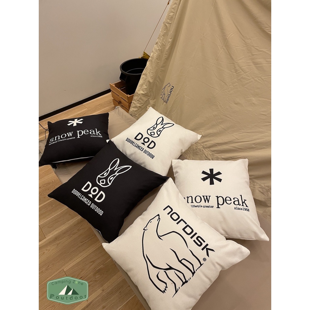 DoD / Snow Peak / Nordisk ปลอกหมอน Pillow cover decoration camping cushion ***เฉพาะปลอกหมอน เท่านั้น***