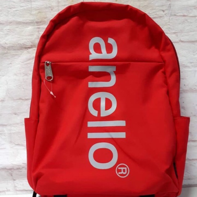 กระเป๋าเป้ Anello สีแดง