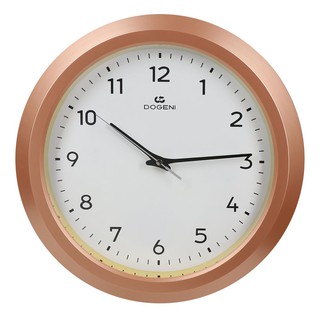 clock WALL CLOCK14.5"WNP019RG ROSE GOLD DOGENI Home decoration Home &amp; Furniture นาฬิกา นาฬิกาแขวนผนังพลาสติก DOGENI 14.5