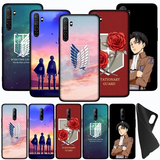 เคสโทรศัพท์ซิลิโคนนุ่ม ลายดอกกุหลาบ ผ่าพิภพไททัน สําหรับ วีโว่ Y11 Y12 Y15 Y17 Y19 Y20 Y30 Y50 Y20I Y69 Y71 Y93 Y95 Y91 Y91 Y20S Y91C