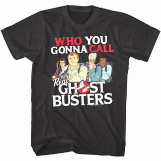 [COD]เสื้อยืดคอกลม แบบนิ่ม พิมพ์ลายการ์ตูน Ghostbusters Who You Gonna Call Squad Ray Egon Winston ระบายอากาศ สําหรับผู้ช